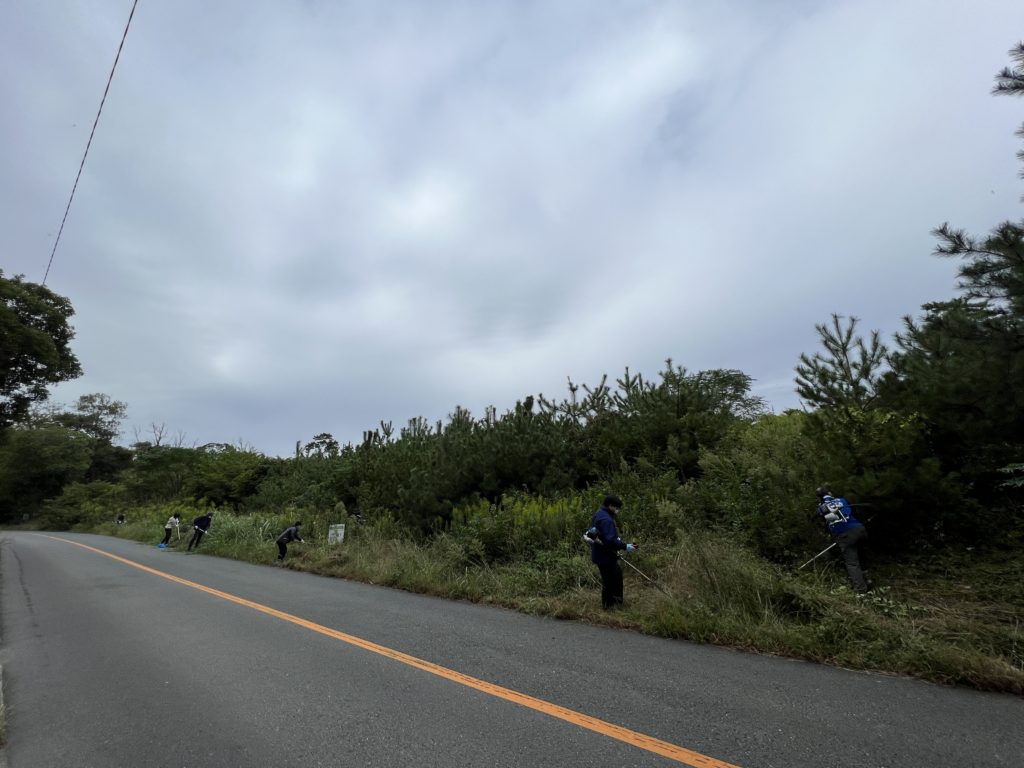 さつき松原清掃