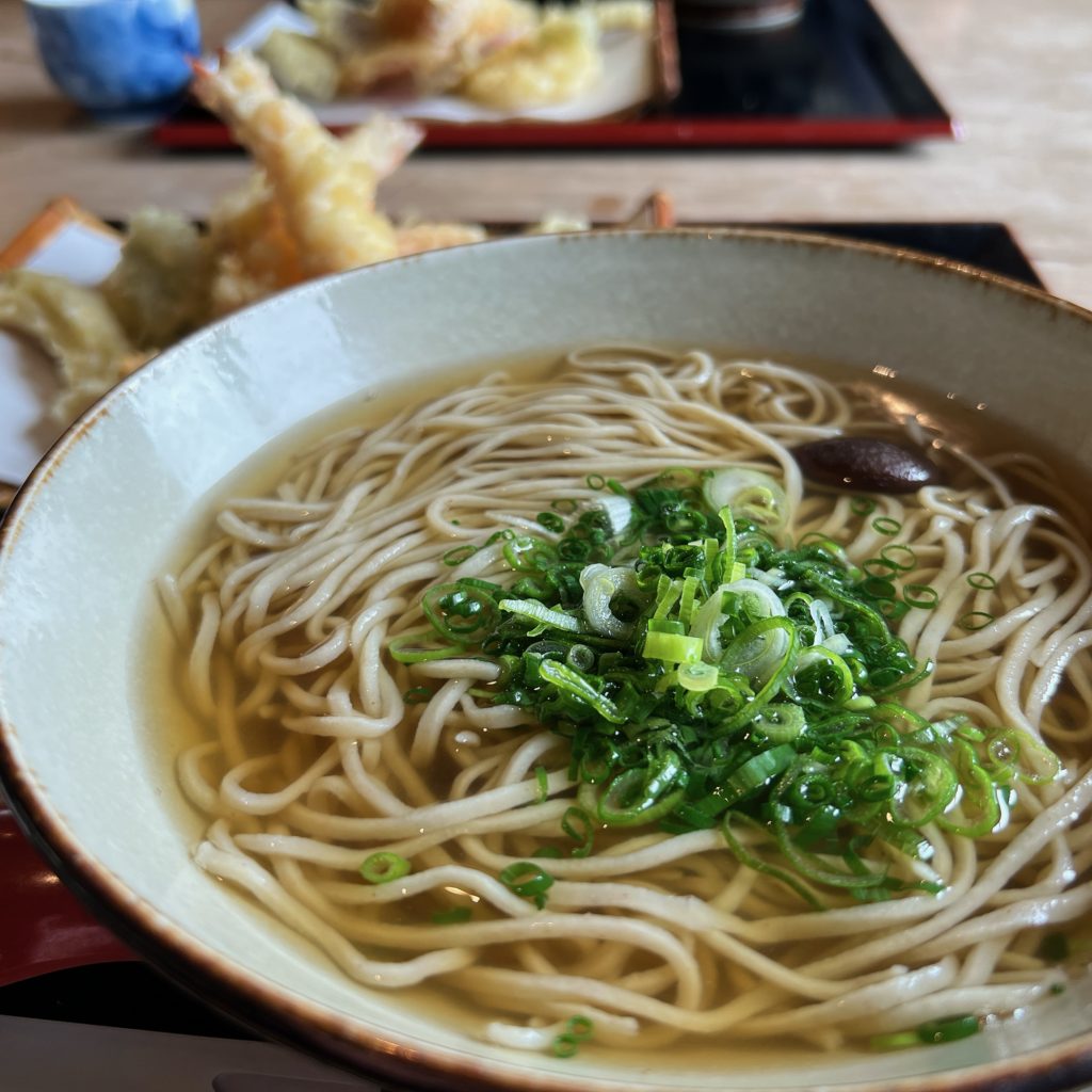 天ぷらとお蕎麦のセット