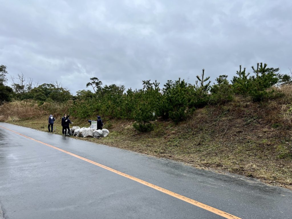 さつき松原清掃後